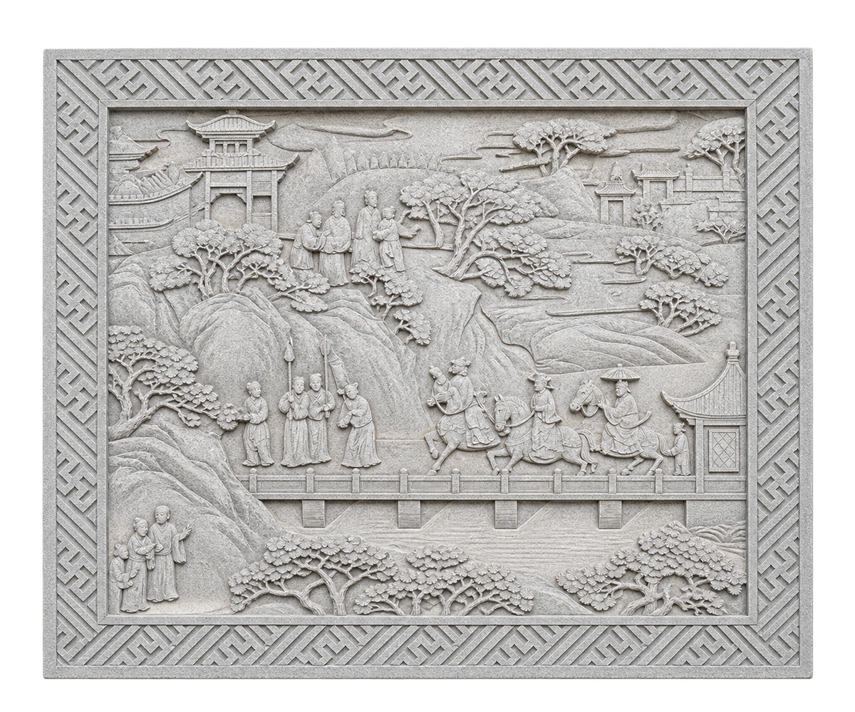 Imperial Examination Homecoming Stone Relief