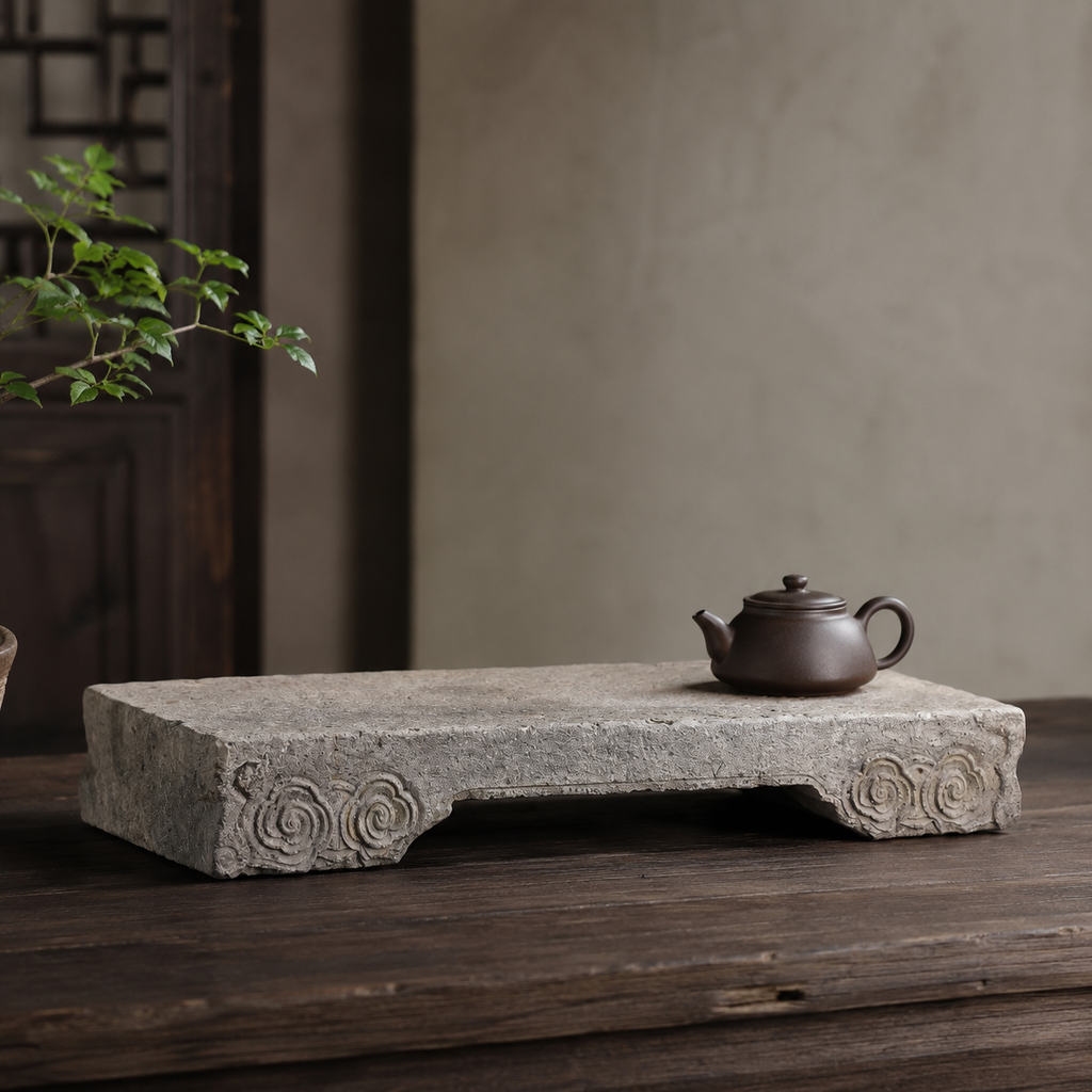 Tea Garden Stone Table Base