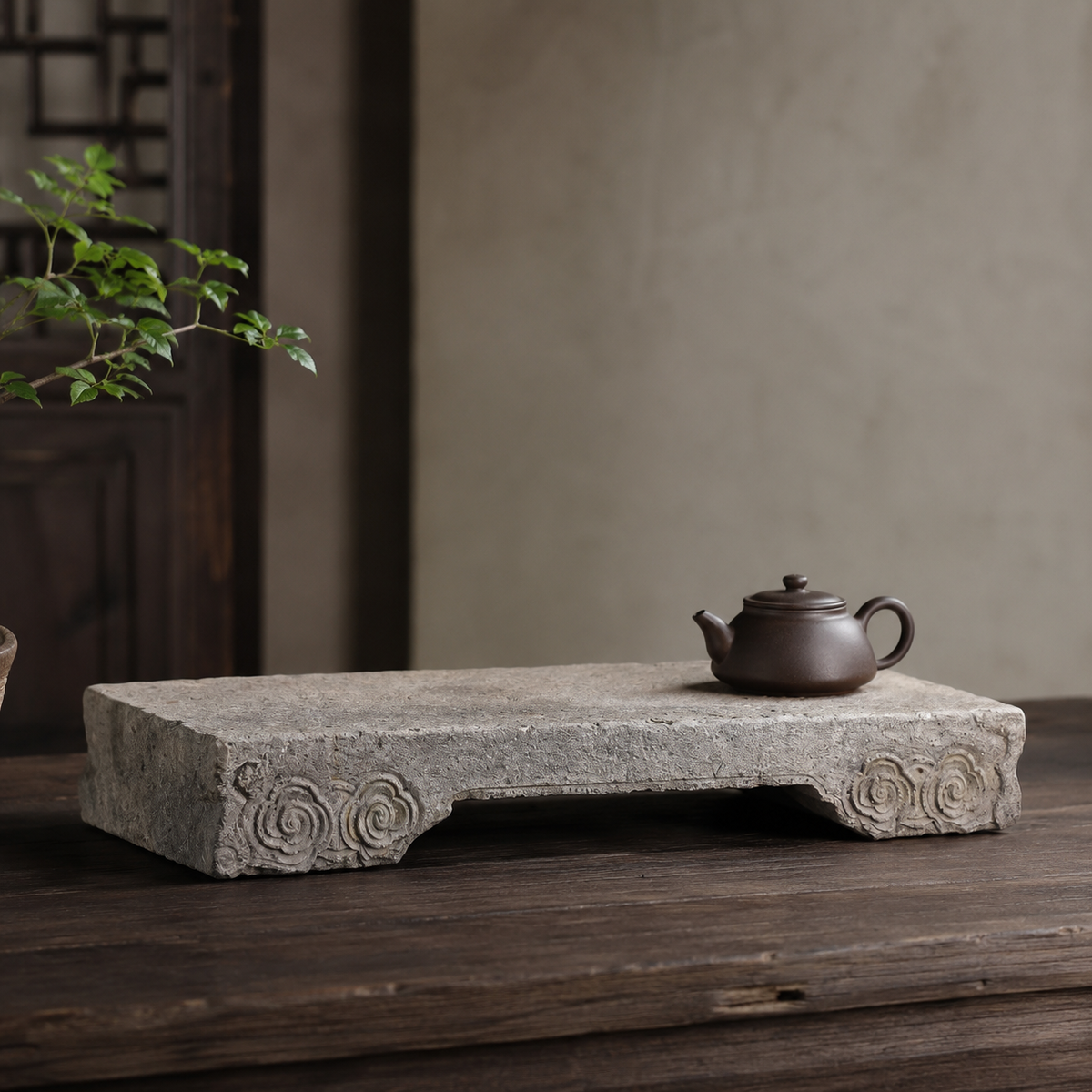 Tea Garden Stone Table Base