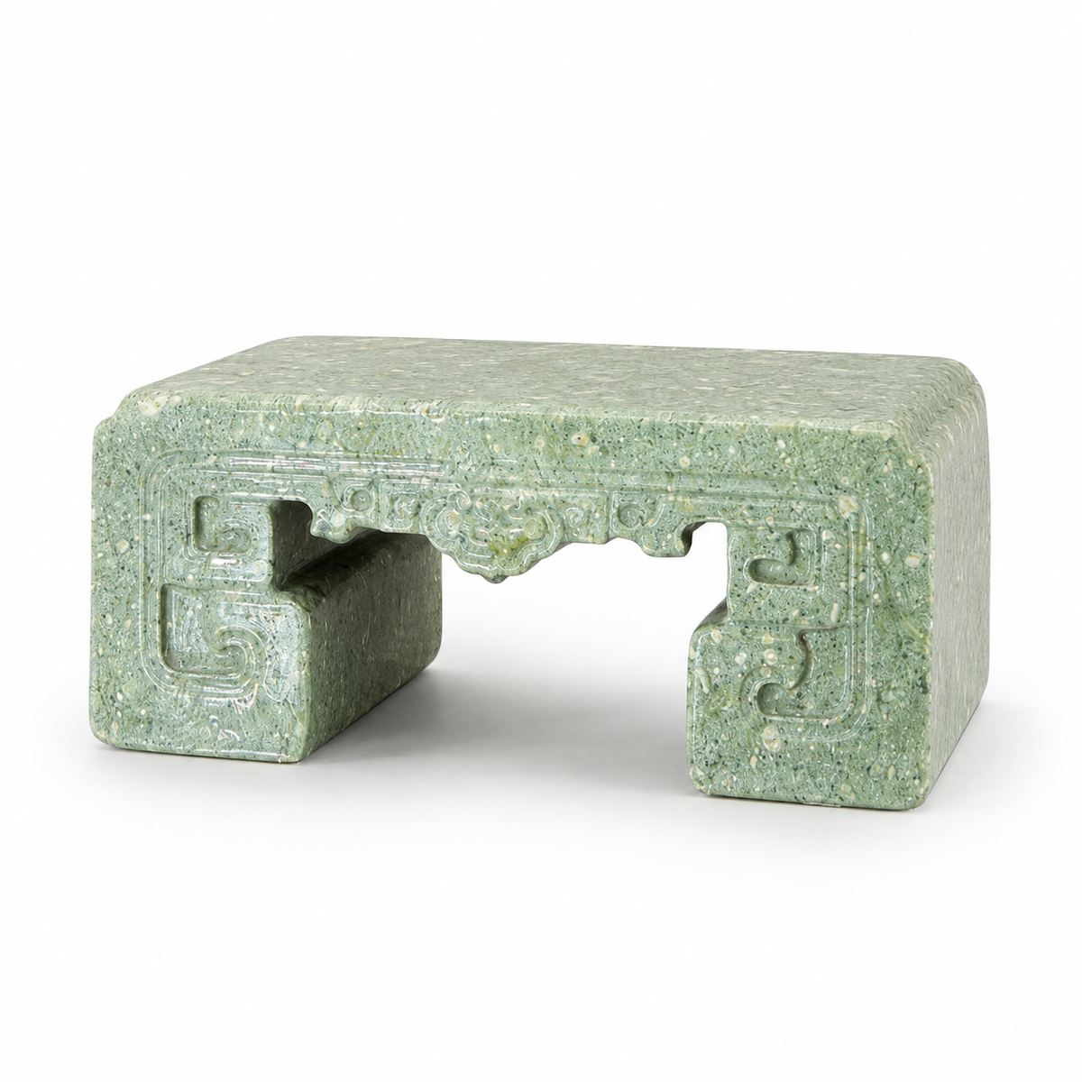Tea Garden Stone Heart-Shaped Lock Base